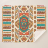 Tribale  etnische naadloze illustratie sherpa deken (Voorkant (horizontaal))