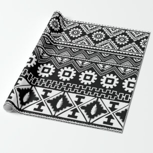 Tribale etnische naadloze patronen cadeaupapier