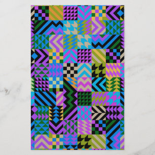 Tribale Folk Art - Blauw Briefpapier