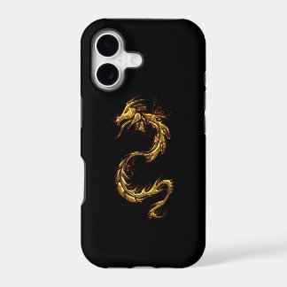 Tribale Gouden Draak Fantasy Art iPhone Hoesje