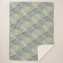 Tribale groene strepen abstract patroon