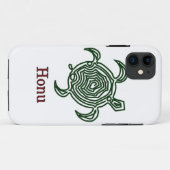 Tribale Hawaiiaanse Zee schildpad in Green Hoesje- Case-Mate iPhone Case (Achterkant (horizontaal))