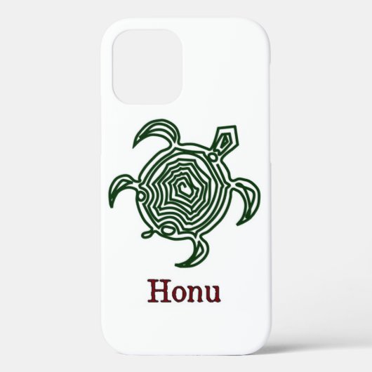 Tribale Hawaiiaanse Zee Turtle in Green Case-Mate iPhone Case (Achterkant)