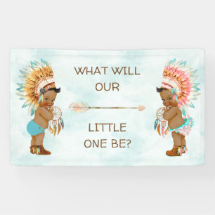 Tribale inheemse Amerikaanse etnische boho geslach Spandoek