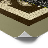 Tribale keremoniale schoonheid poster (Hoek)