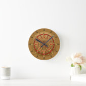 Tribale klok Moderne Native Sun Wall Clocks Decor (Huis)