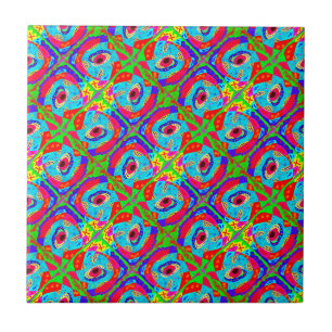 Tribale kunst geïnspireerd design Aboriginal Tegeltje