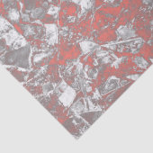 Tribale kunstgrijs koraalroze textuurontwerp tissuepapier (Detail)