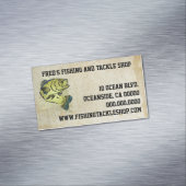 Tribale kunstvis visitekaartje magneet (Voorbeeld)