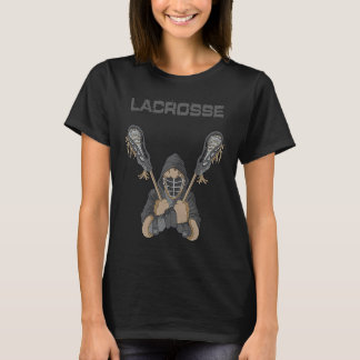 Tribale Lacrosse Player Game Lax Sport T-shirt