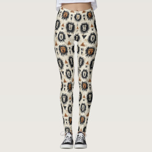 Tribale Leeuwen Safari Patroon Leggings