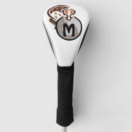 Tribale Maleisische kat Gecko Monogram Golfheadcover