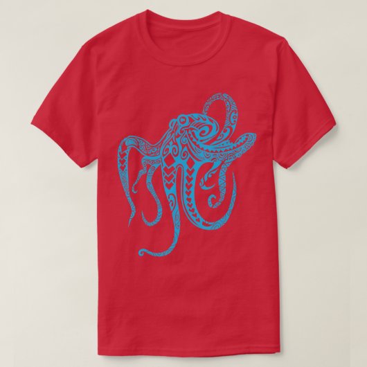 Tribale octopus - Polynesiaanse stam - Octopus T-shirt (Design voorkant)