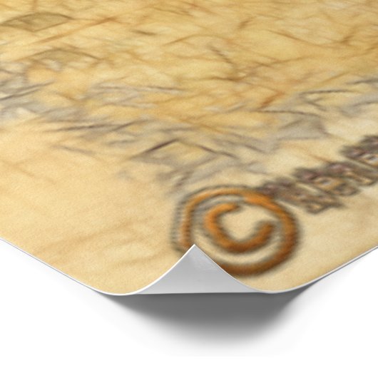 Tribale Oorlogsdans Native Art Poster (Hoek)