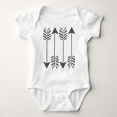 Tribale pijlen Baby Creeper Romper (Voorkant)