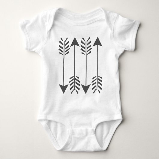 Tribale pijlen Baby Creeper Romper (Voorkant)