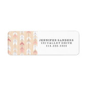 Tribale pijlen etiket (Voorkant)