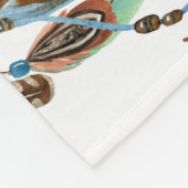 Tribale pijlen: waterverf  illustratie. fleece deken (Hoek)