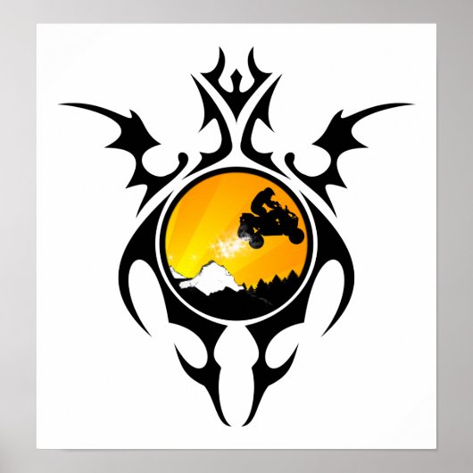 tribale quads poster (Voorkant)