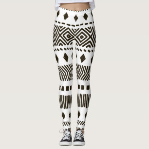 Tribale ritmes: etnische geometrische patronen leggings