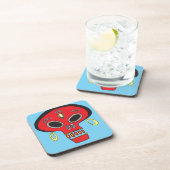 Tribale schedel bier onderzetter (Rechterzijde)