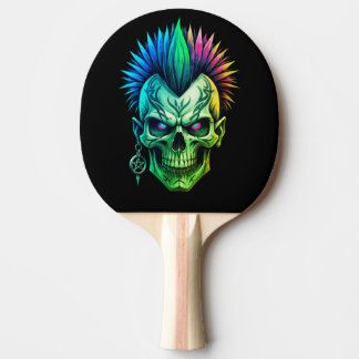 Tribale Schedel Tafeltennisbatje