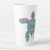 Tribale schildpad latte mok (Voorkant)