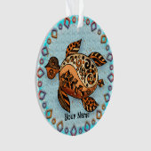 Tribale schildpad ornament (voorkant)