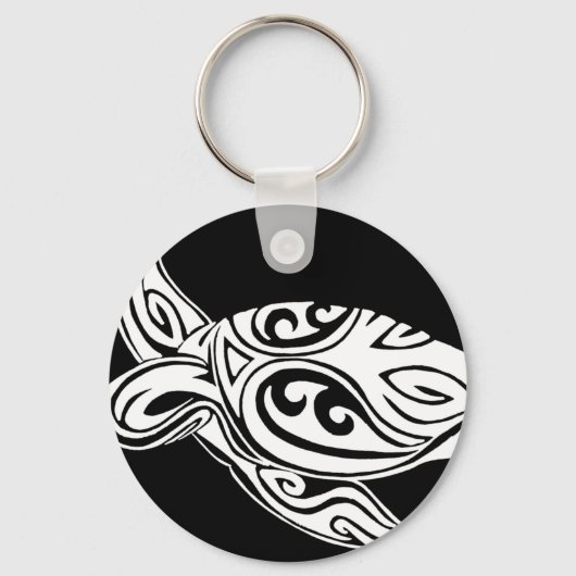 Tribale schildpad sleutelhanger (Voorkant)
