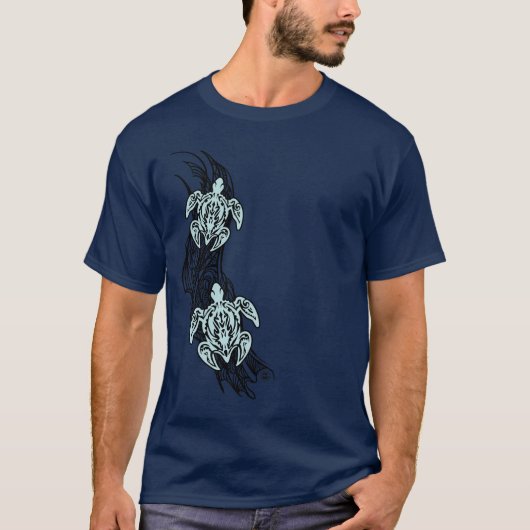 Tribale schildpadden t-shirt (Voorkant)