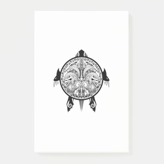 Tribale schildpadden Tattoo Post-it® Notes (Voorkant)