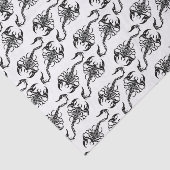 Tribale Scorpion Art Tissuepapier (Detail)