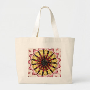 Tribale Speren en Mandala van Vervagende Harten Grote Tote Bag