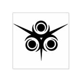 tribale ster art stamp 	rubberstempel (Afrduk)