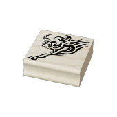 tribale stier - kunststempel rubberstempel (Stempel)