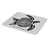 Tribale stijlschildpad Thunder_Cove Snijplank (Hoek)