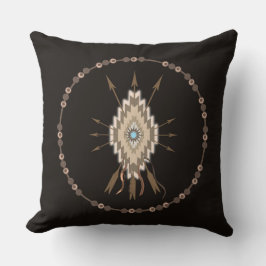 Tribale Symbolen-vriendschap Motif Decor Pillow Kussen