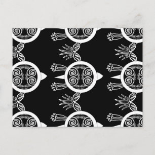 Tribale Tattoo Turtle Briefkaart