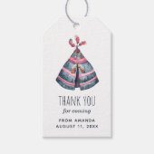 Tribale teepee. Jongerenfeest bedankt je Cadeaulabel (Voorkant)