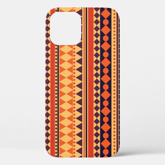Tribale textuur:  strepenpatroon. Case-Mate iPhone case (Achterkant)