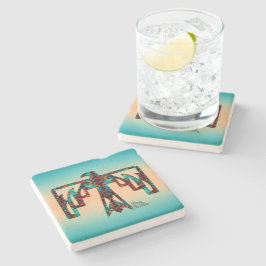 Tribale Thunderbird Stone Onderzetter