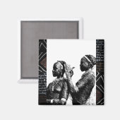 Tribale weddenschappen magneet (Voorkant / Achterkant)