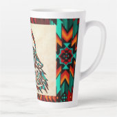 Tribale Wolf Howling bij de Mok van de maan (Rechts)