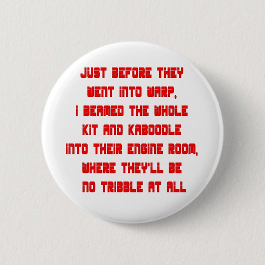 Tribble Button (Voorkant)