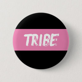 Tribe Double Pink Ronde Button 5,7 Cm