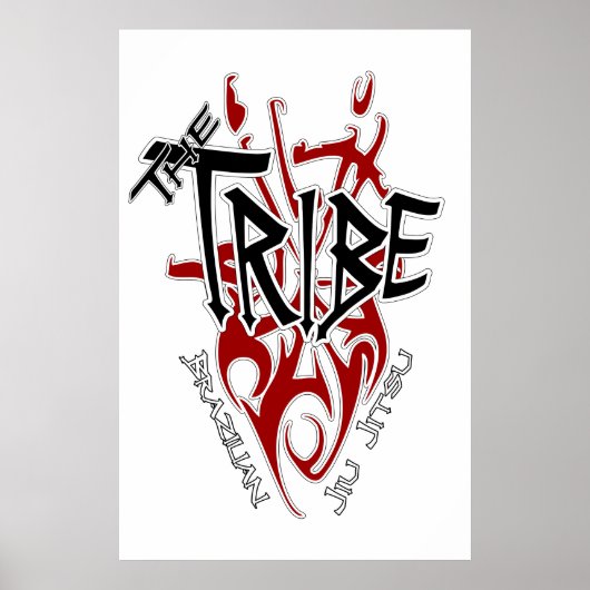 Tribe Poster groot wit [22,86 x 34,5 inch] (Voorkant)
