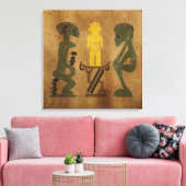 tribe rituele rotscrisis canvas afdruk (Insitu (Woonkamer))