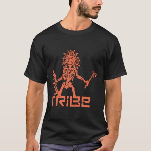 Tribe Sk8z skull forward observatiegroep FOG Es T-shirt (Voorkant)