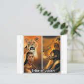 Tribe van Judah Briefkaart (Staand voorkant)