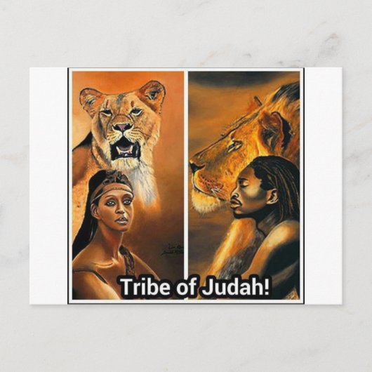 Tribe van Judah Briefkaart (Voorkant)